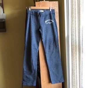 Navy blue Abercrombie & Fitch sweatpants